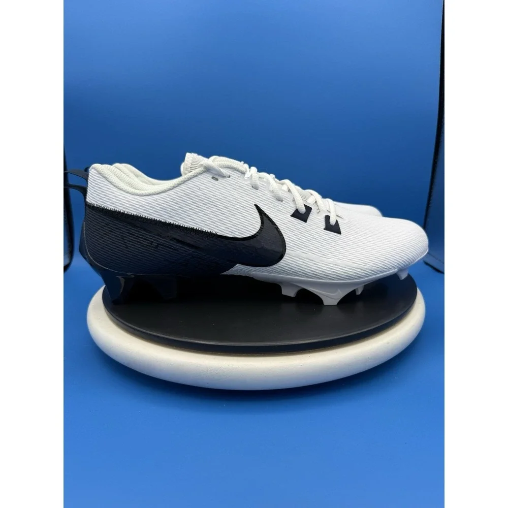 Nike Vapor Edge Speed 360 2 Mens 14.5 White Navy Blue Football Cleats FN7764-112